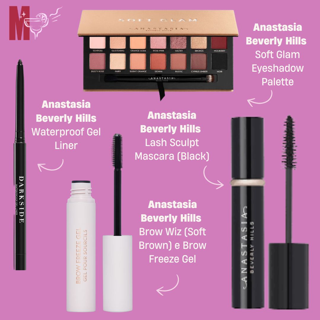 A Maquilhagem Deslumbrante de Sofia Vergara: Segredos da Sabrina Bedrani anastasia beverly hills olhos de arrasar mascara lapis paleta