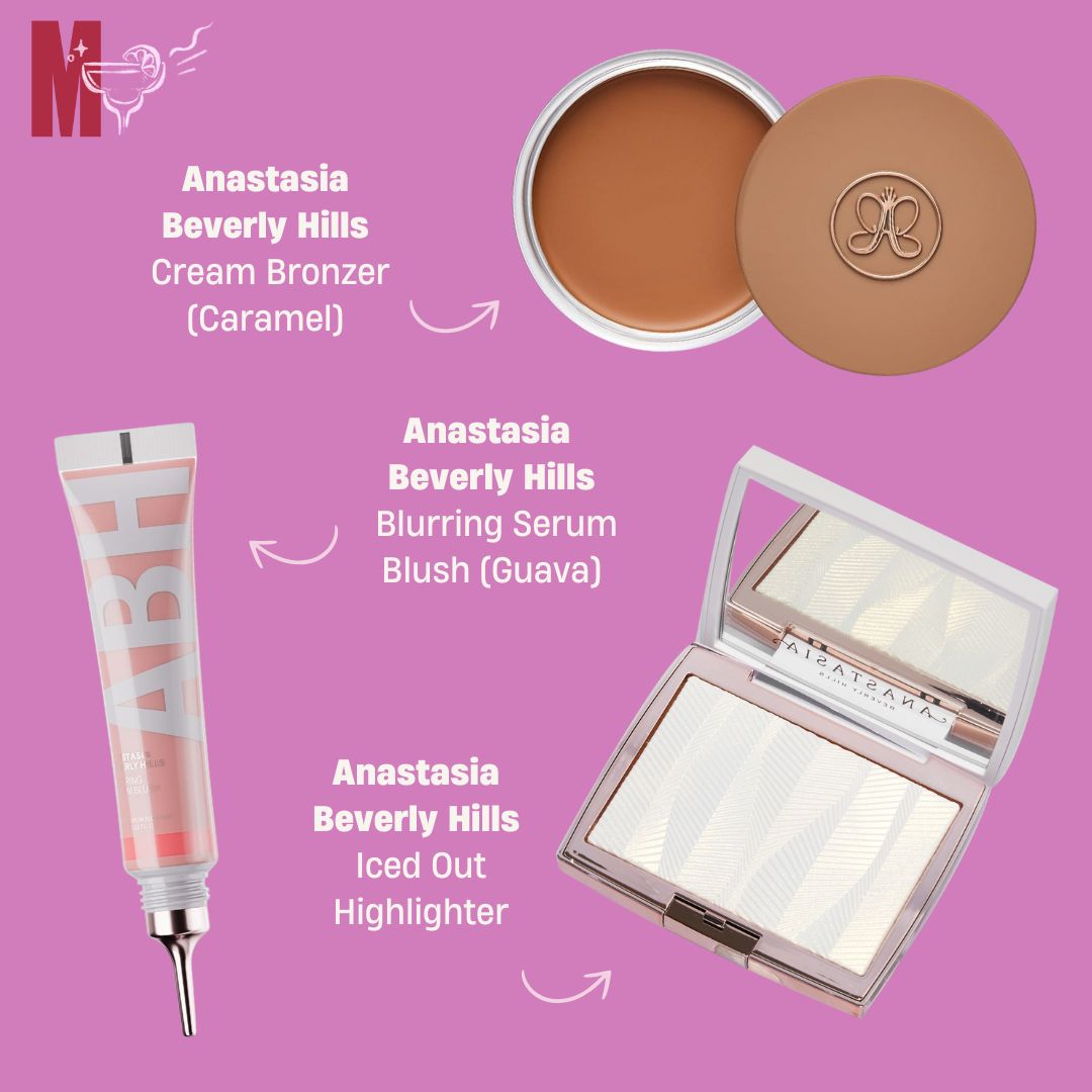 A Maquilhagem Deslumbrante de Sofia Vergara: Segredos da Sabrina Bedrani anastasia beverly hills contorno blush e iluminador