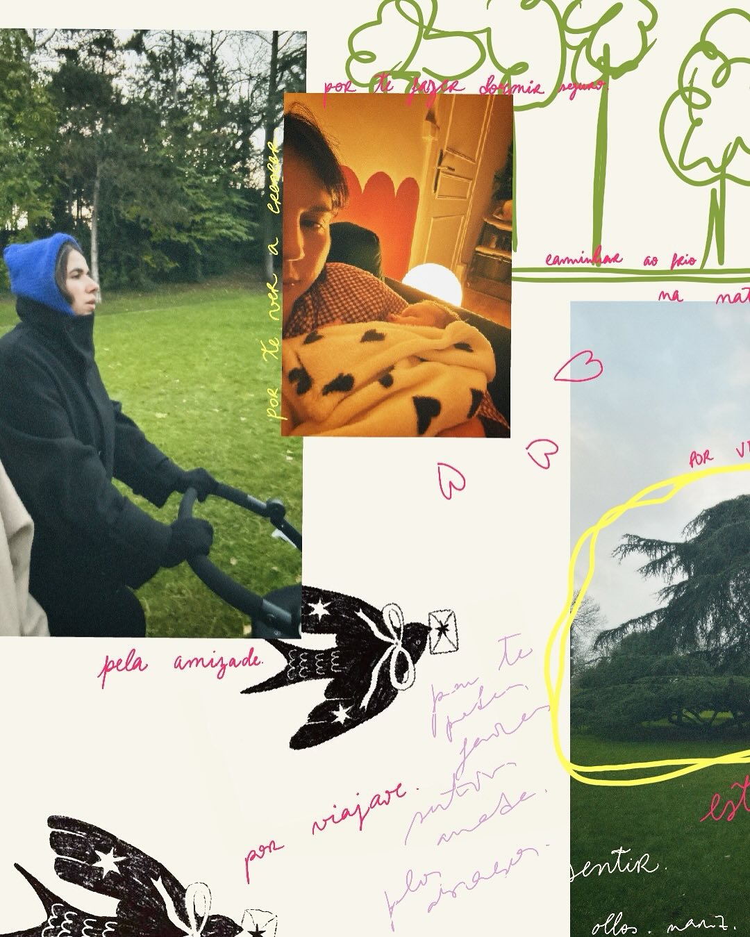 montagem colagem com fotografia criativa carlota flor