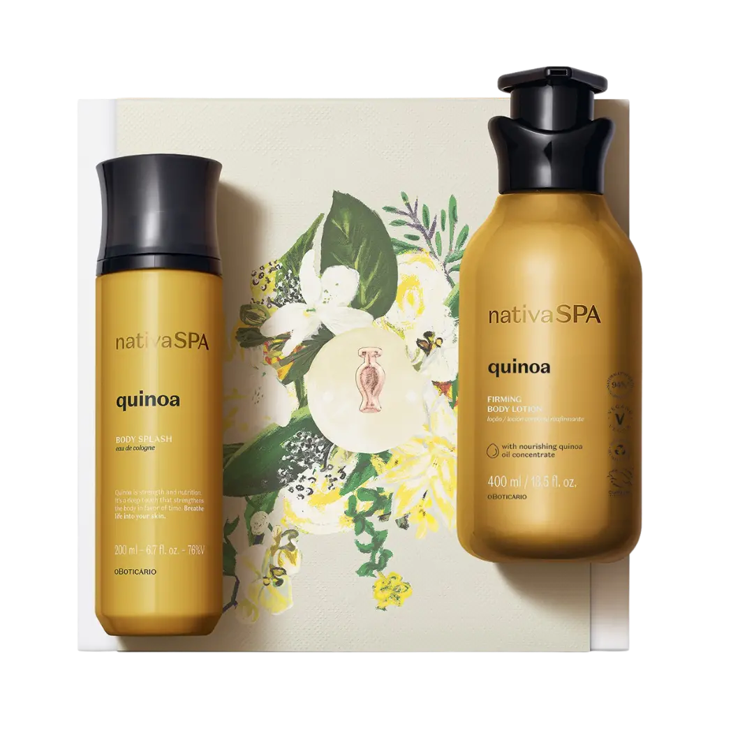 Coffret Nativa Spa Quinoa - body splash + loção hidratante: 35,99€