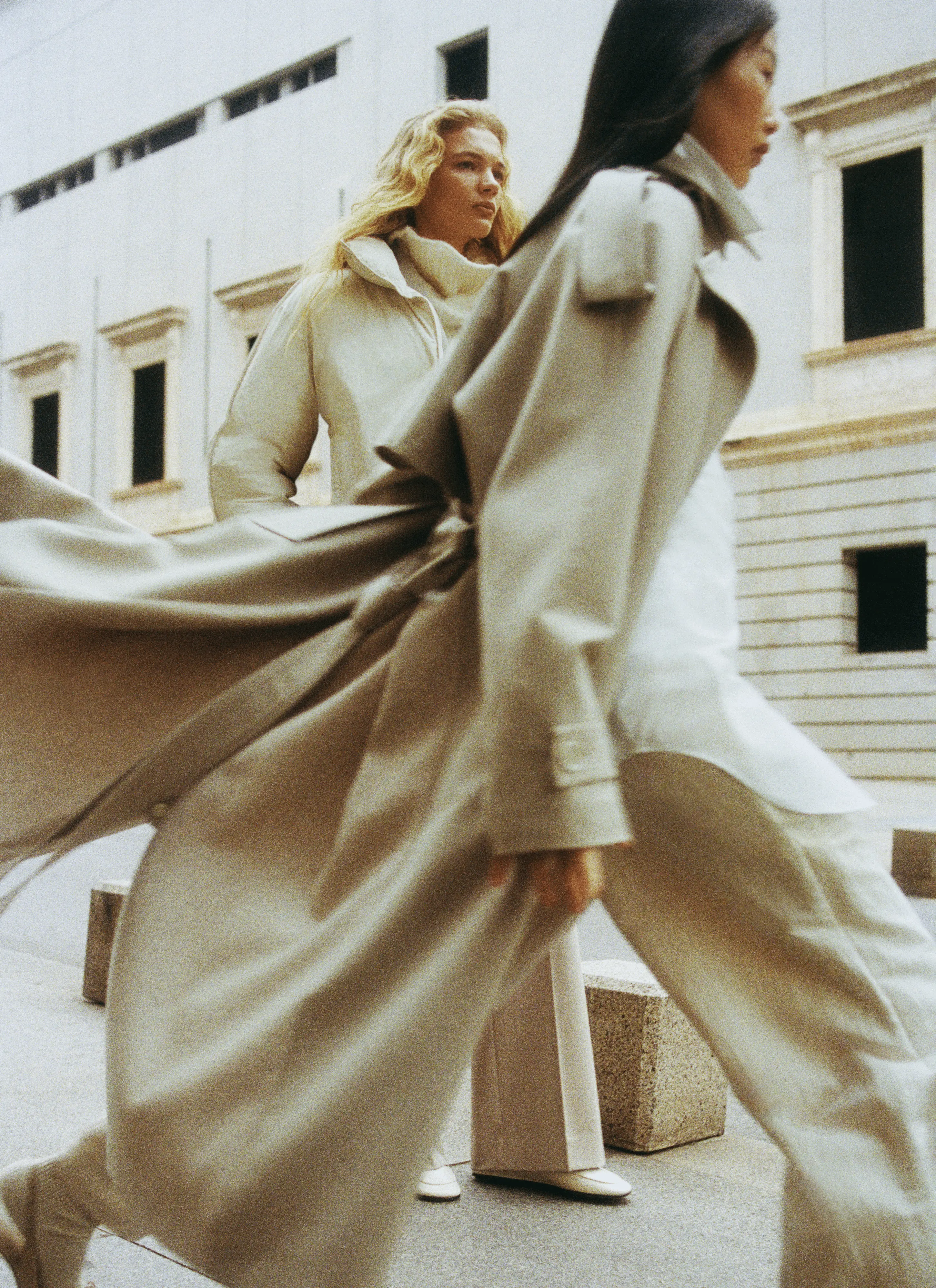 mango artigo revista mamacita cole&ccedil;&atilde;o nova casaco de inverno flutuante