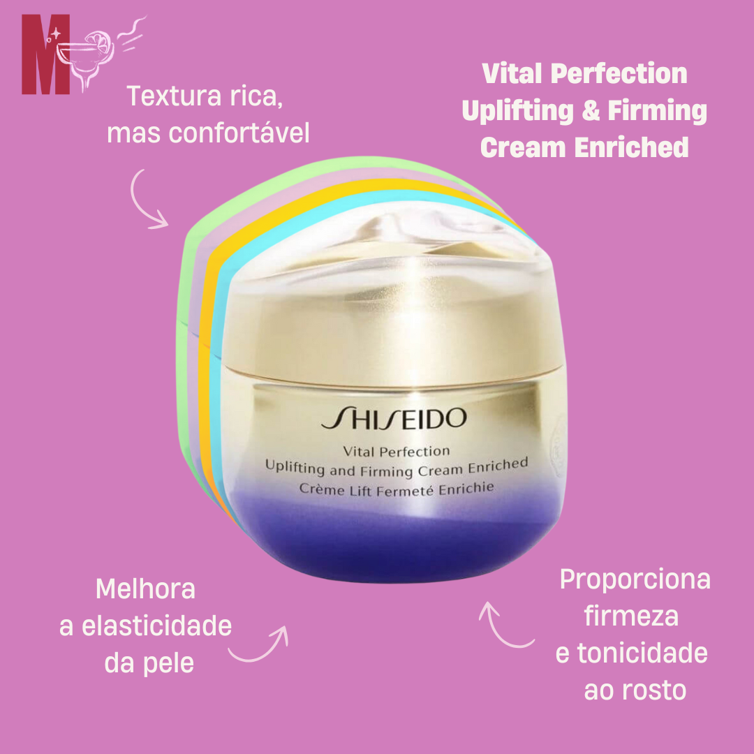 os melhores produtos shiseido artigo vital perfection uplifting cream enriched