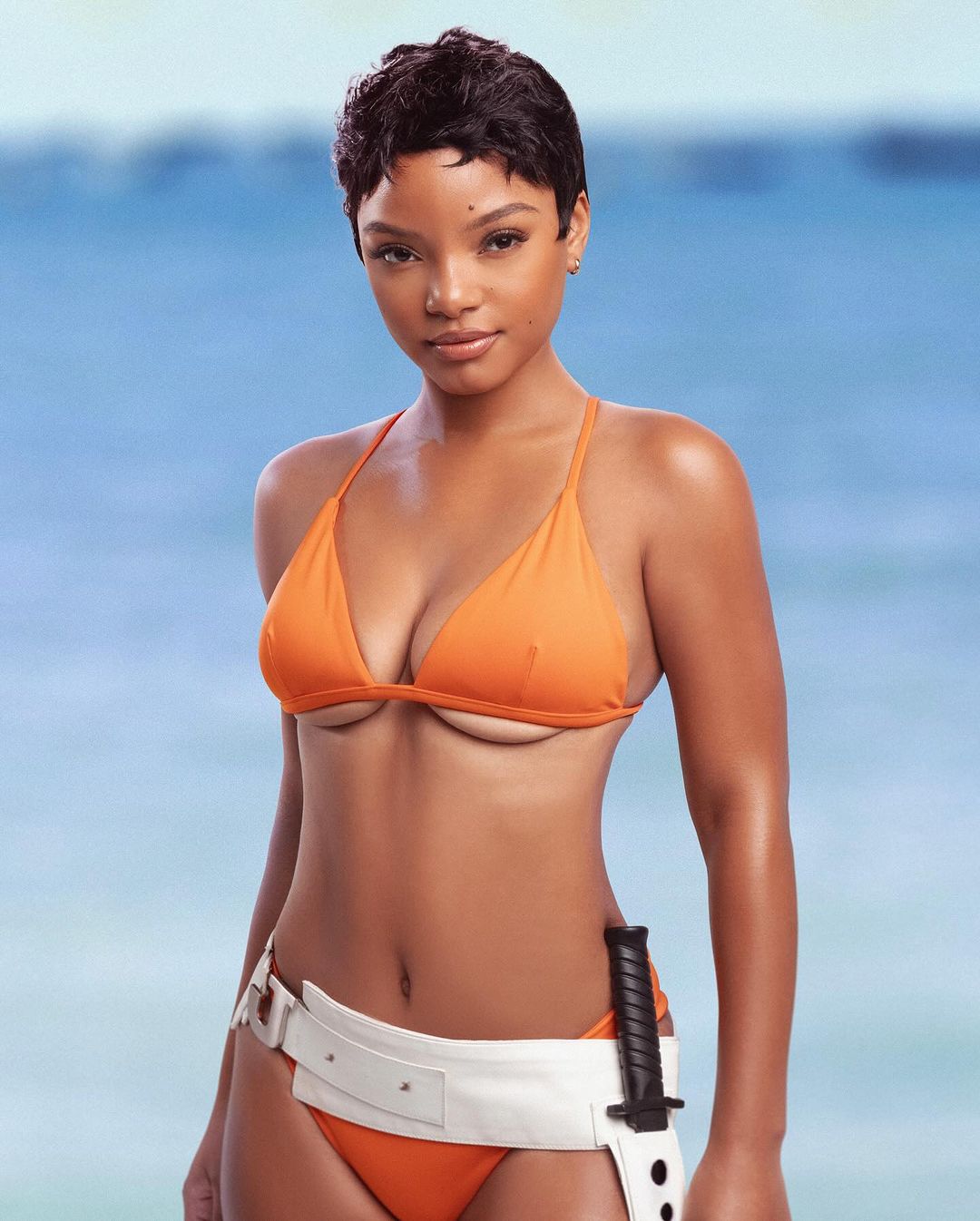 Hottieween 2024: As M&aacute;scaras Mais Bonitas e Sensuais das Celebridades bikini mascara tyla