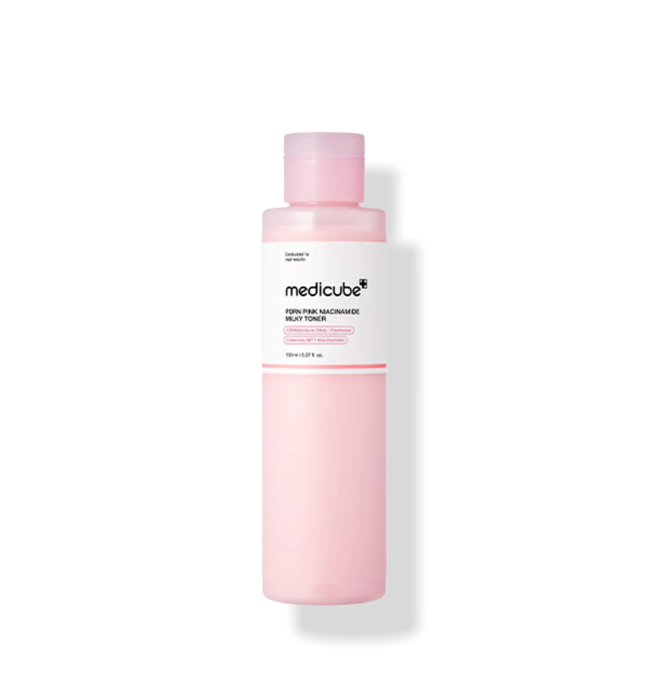 Medicube PDRN Pink Niacinamide Milky Toner Tónico nutritivo com PDRN e niacinamida, ajuda na luminosidade e firmeza da pele.