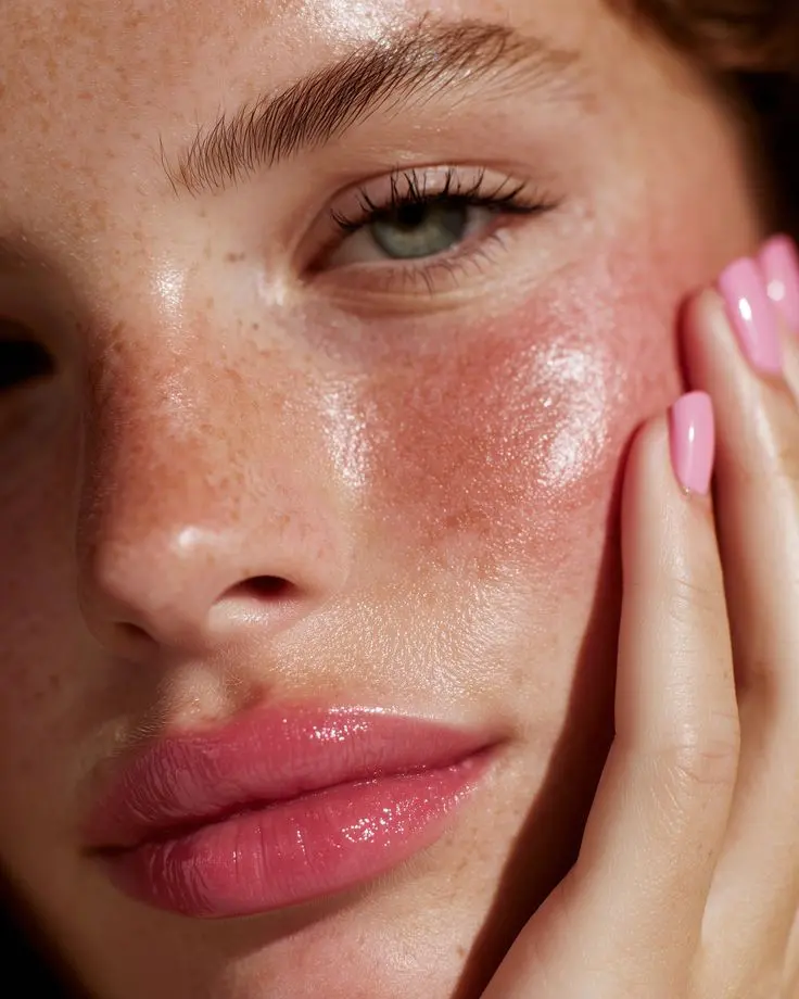 glass skin girl