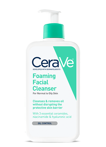 cerave foaming espuma facial cleanser imagem recortada png