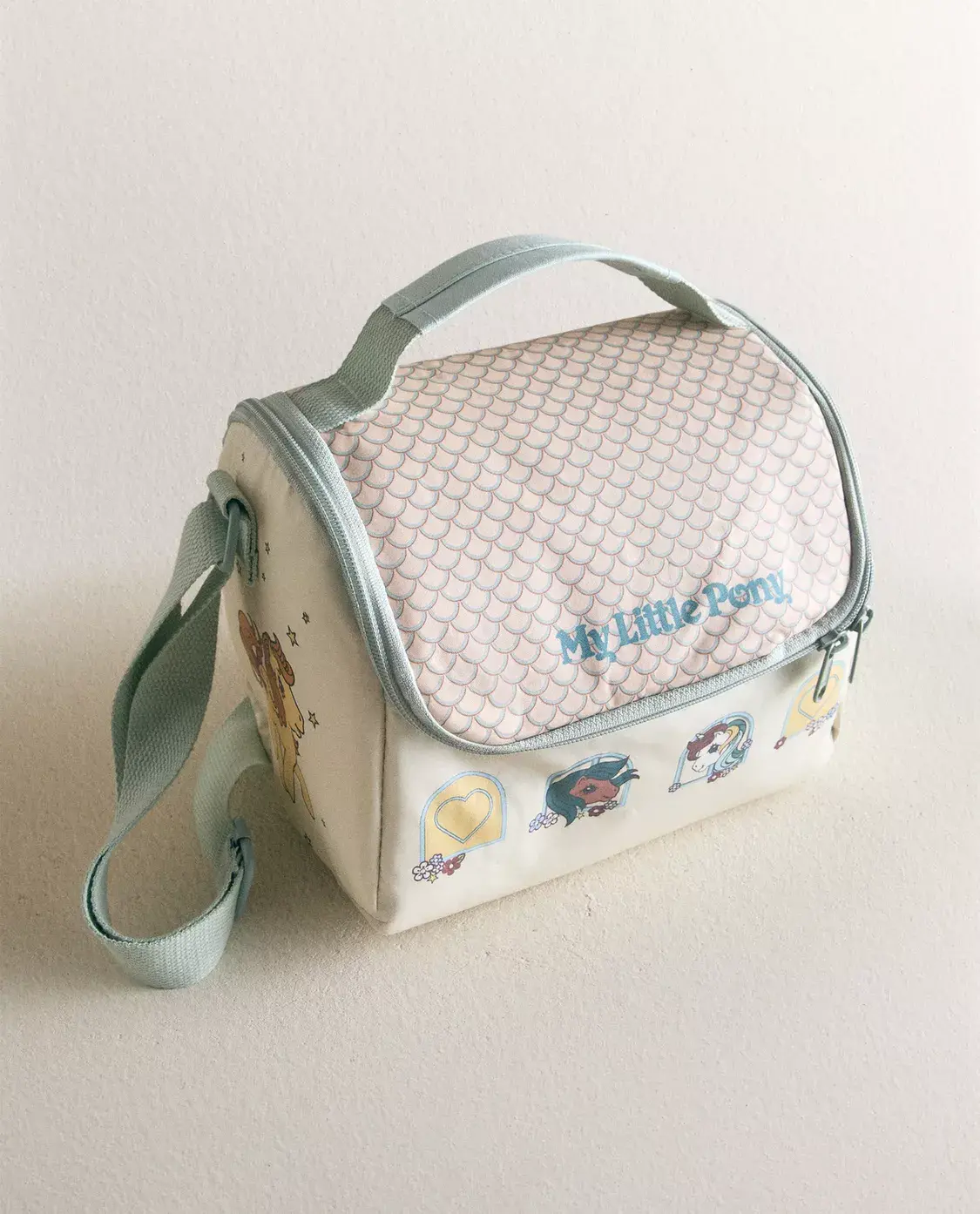 Saco térmico, garrafa de água e conjunto de mesa infantil My Little Pony para lanches e piquenique zara home