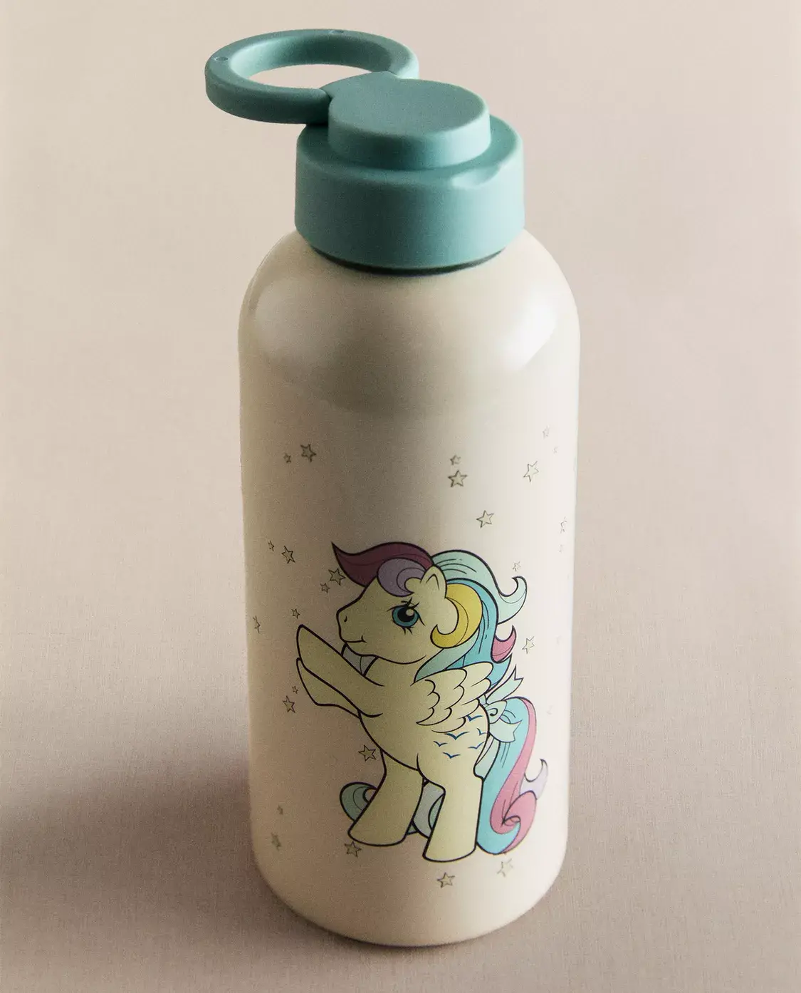 Saco térmico, garrafa de água e conjunto de mesa infantil My Little Pony para lanches e piqueniques. garrafa